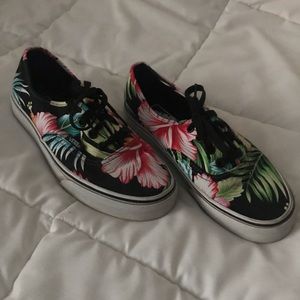 Vans Authentic Hawaiian Floral Black Shoes